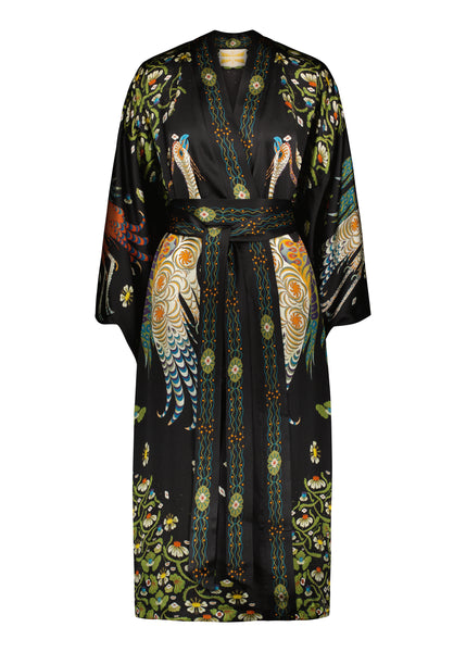Long Firebird kimono