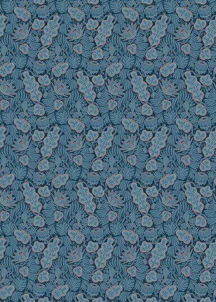 Fabric Iceflower Blue