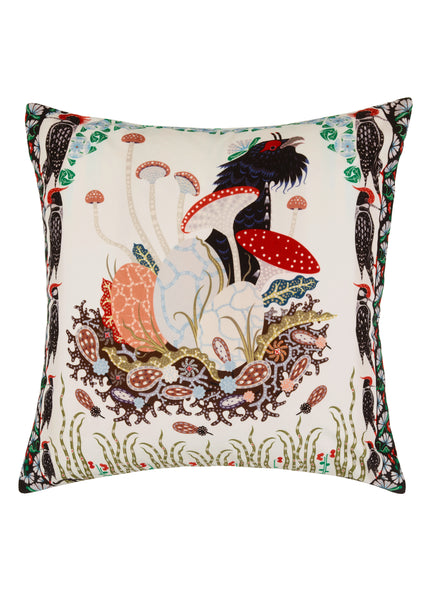 Woodpeckers Velvet cushion