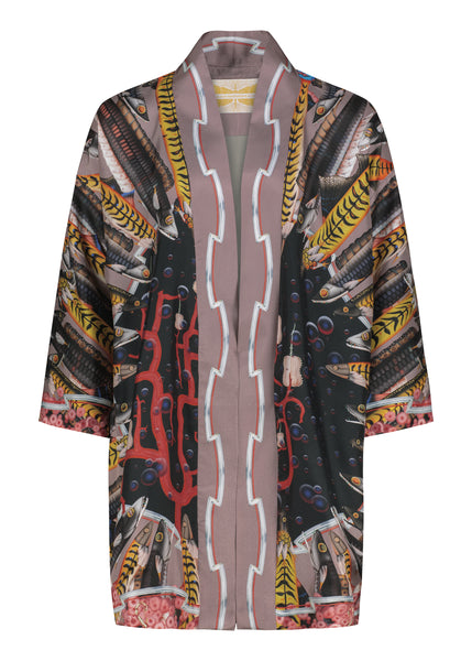 The Oceanides silk jacket