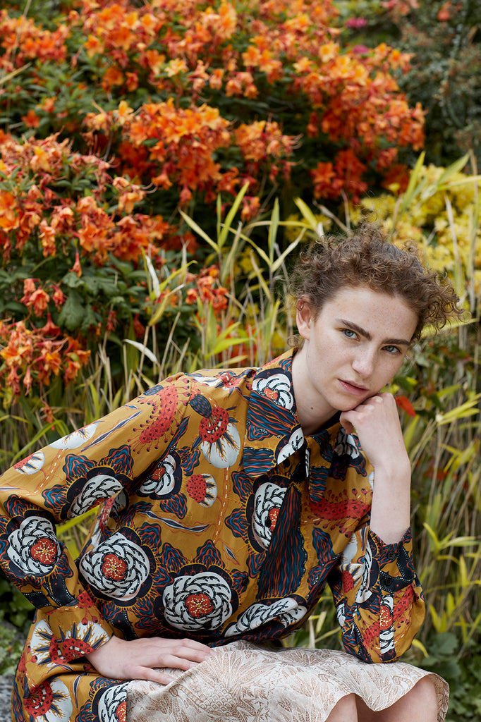 Psychotria Elata silk shirt