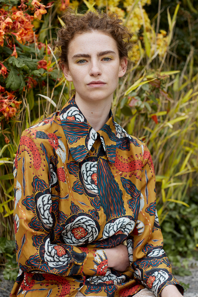 Psychotria Elata silk shirt