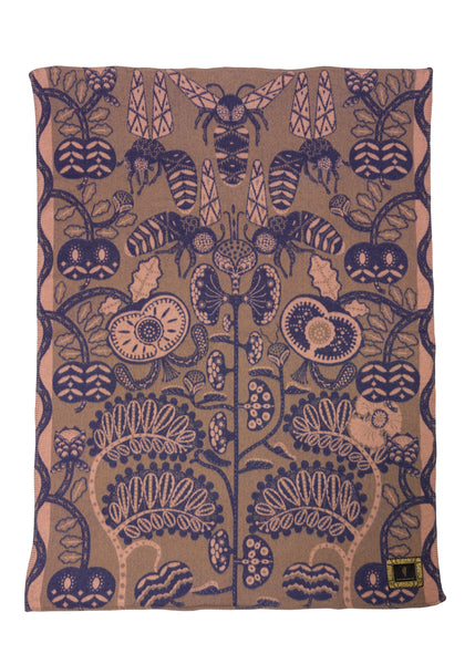 Bees Blanket Peach